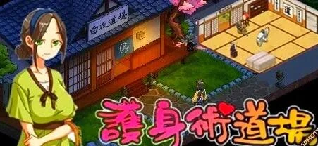 白夜道场游戏界面与夜间庭院画面